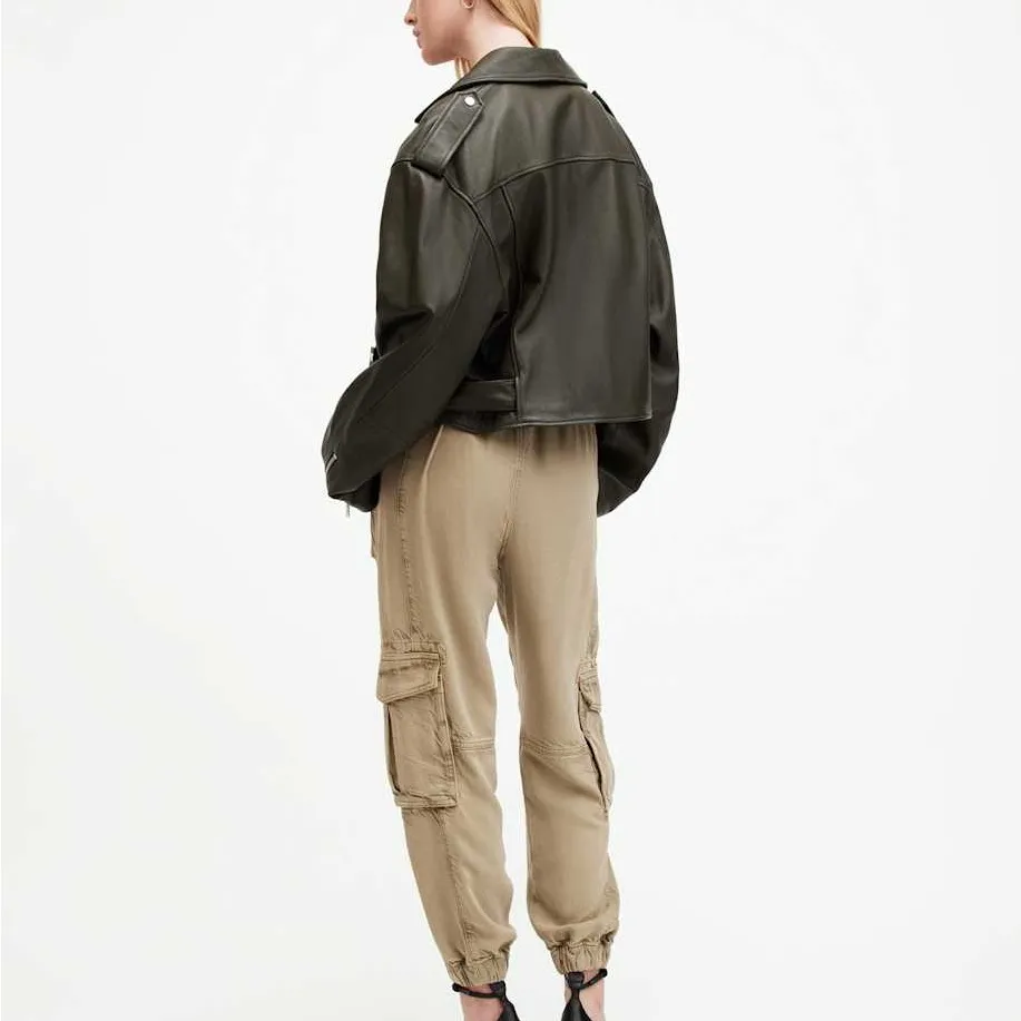 All Saints Washed Olive Cargo Pants! Women’s 6! New W/O Tags. Perfect shape! - Image 3