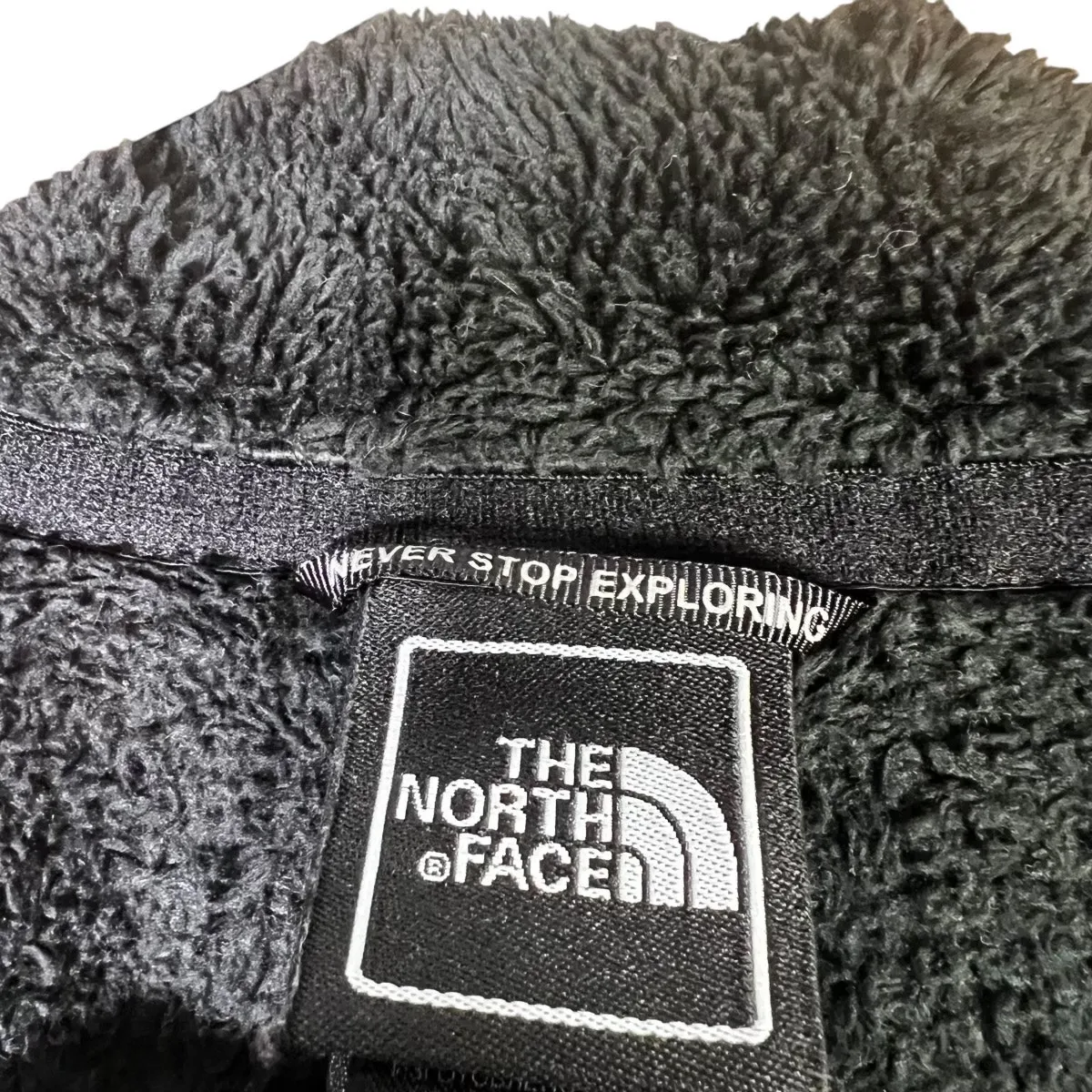 The North Face Fuzzy Full Zip Fleece Jacket Womens M Black Cozy Outdoor - Image 7