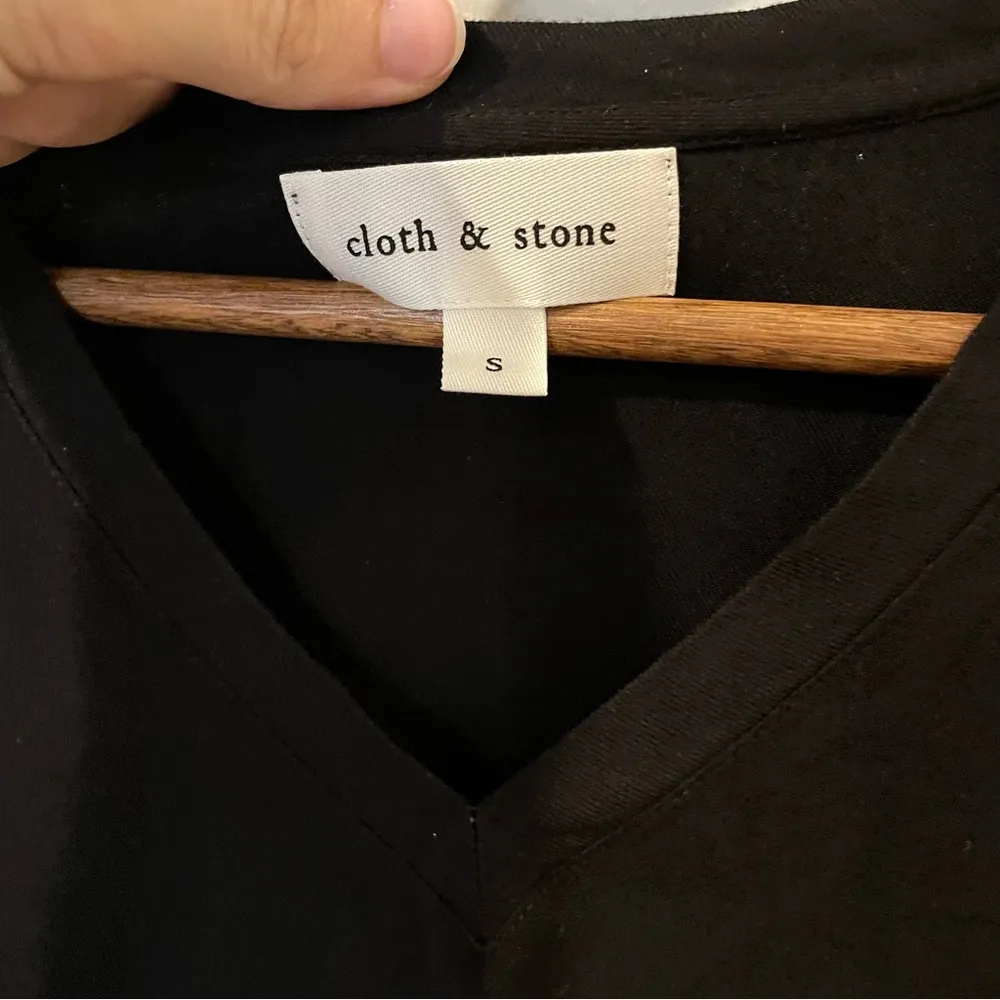 Cloth & Stone Crispin Tee Shirt Dress in Black - Image 9