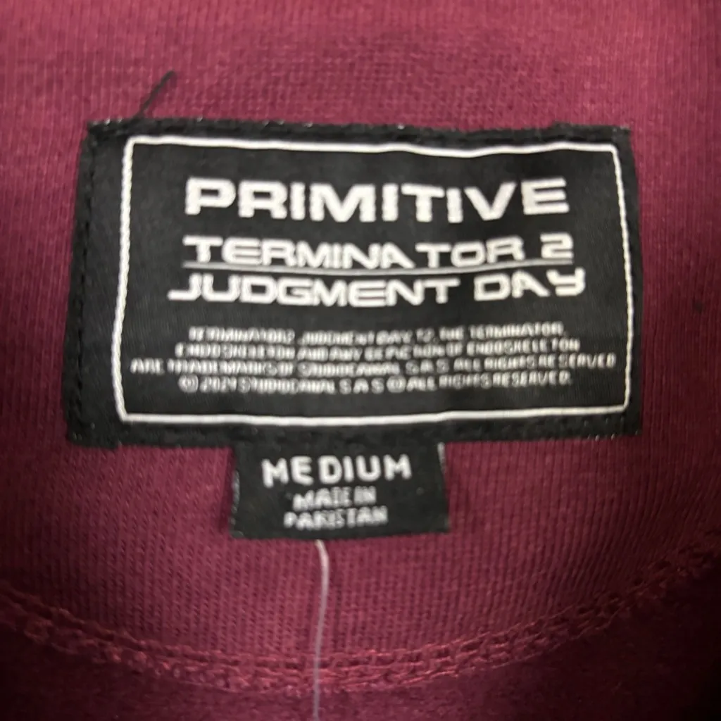 Primitive x Terminator 2 Sky-Net Endo-Skeleton Film Hoodie M - Image 4