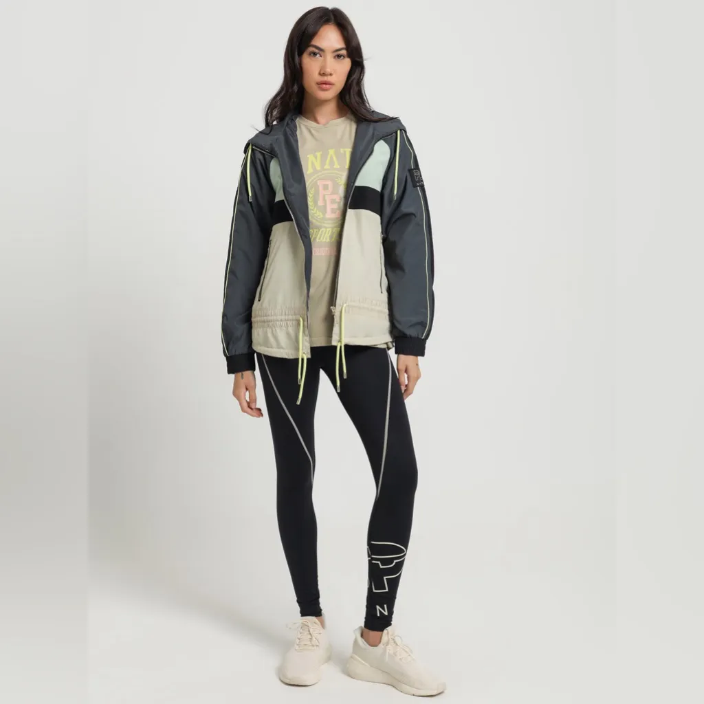 P.E Nation Transmission Leggings High Rise Logo Ankle Black Size M Size M - Image 2