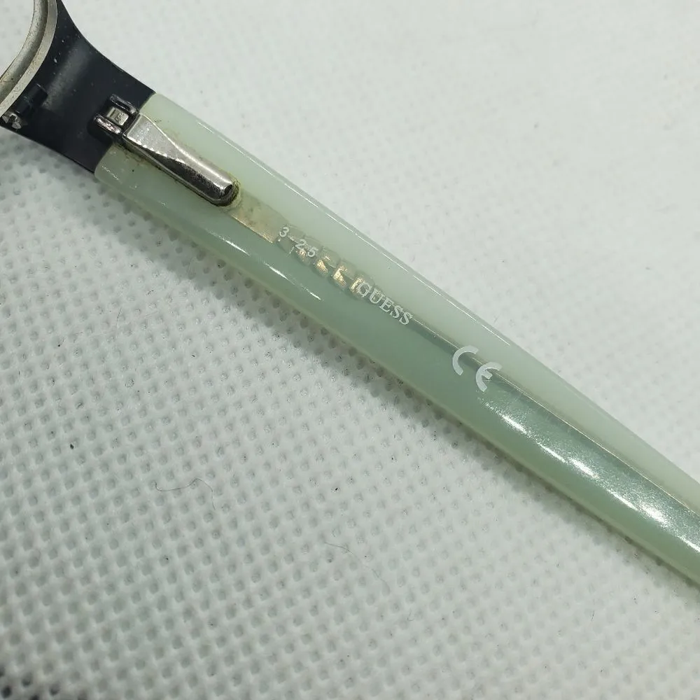 Guess Black & White Prescription Glasses Frames - Image 8