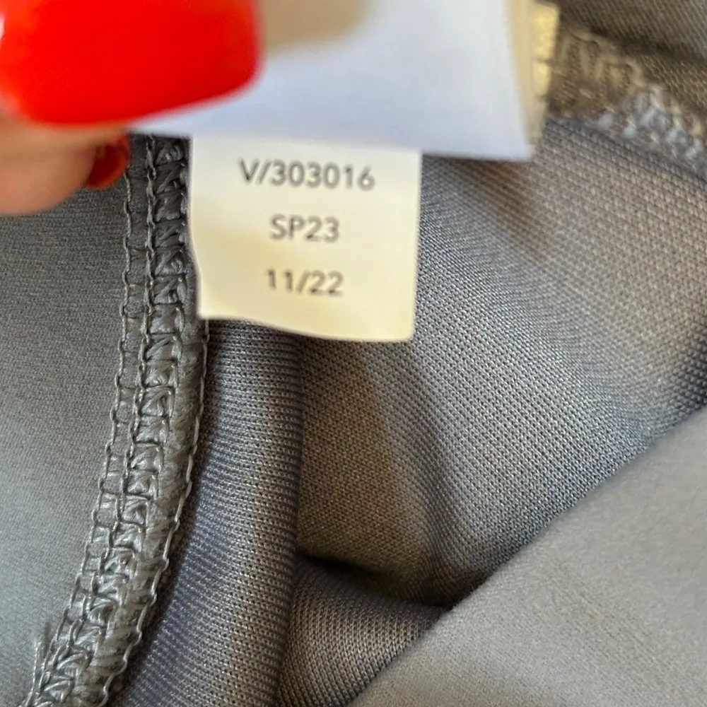 Athleta  Seasoft Straight Wide Leg Pants Coastline Blue Full Length Medium - Image 13