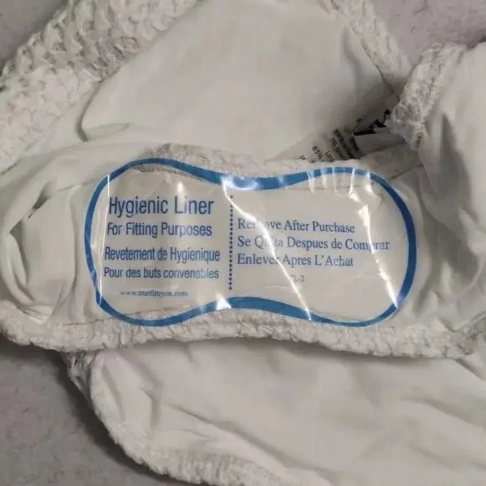 NWT Andie Swim Demi Moore The Tropez Crochet Like Bottom Mid Rise S White #3669 - Image 6