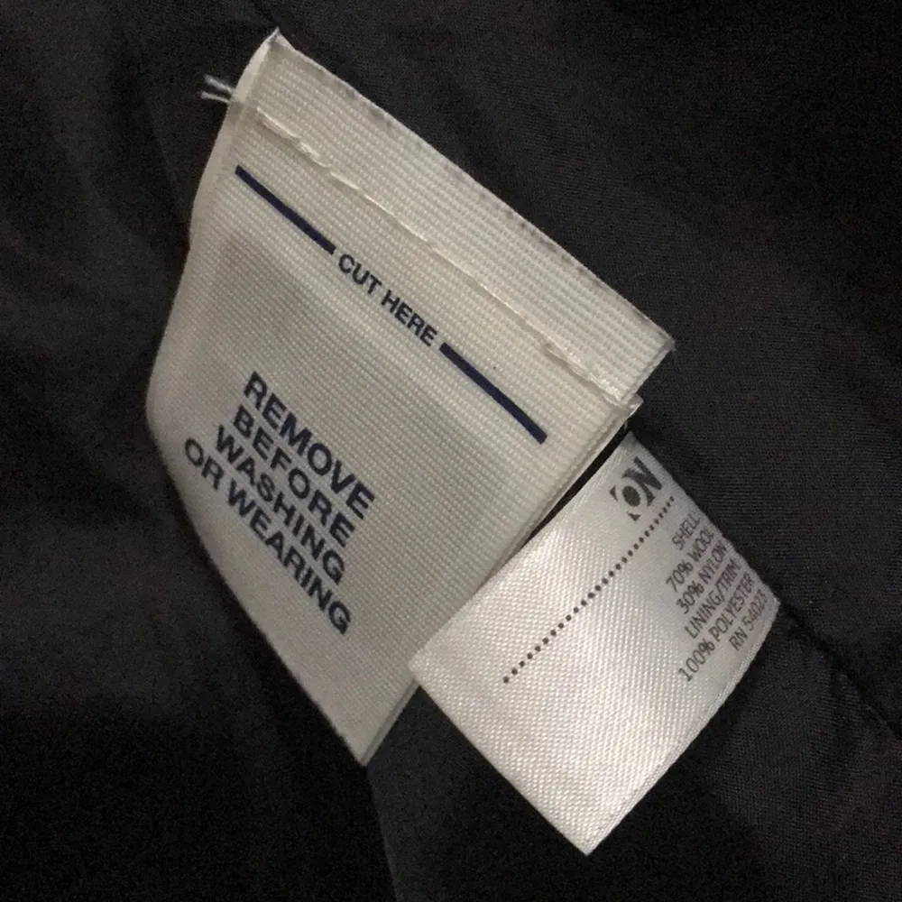 Old Navy medium wool grey pea coat - Image 7