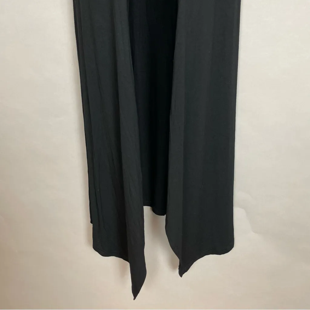 Matti Mamane Switch Duster Top Lagenlook Black Striped‎ Size 3 Sleeveless Artsy - Image 6