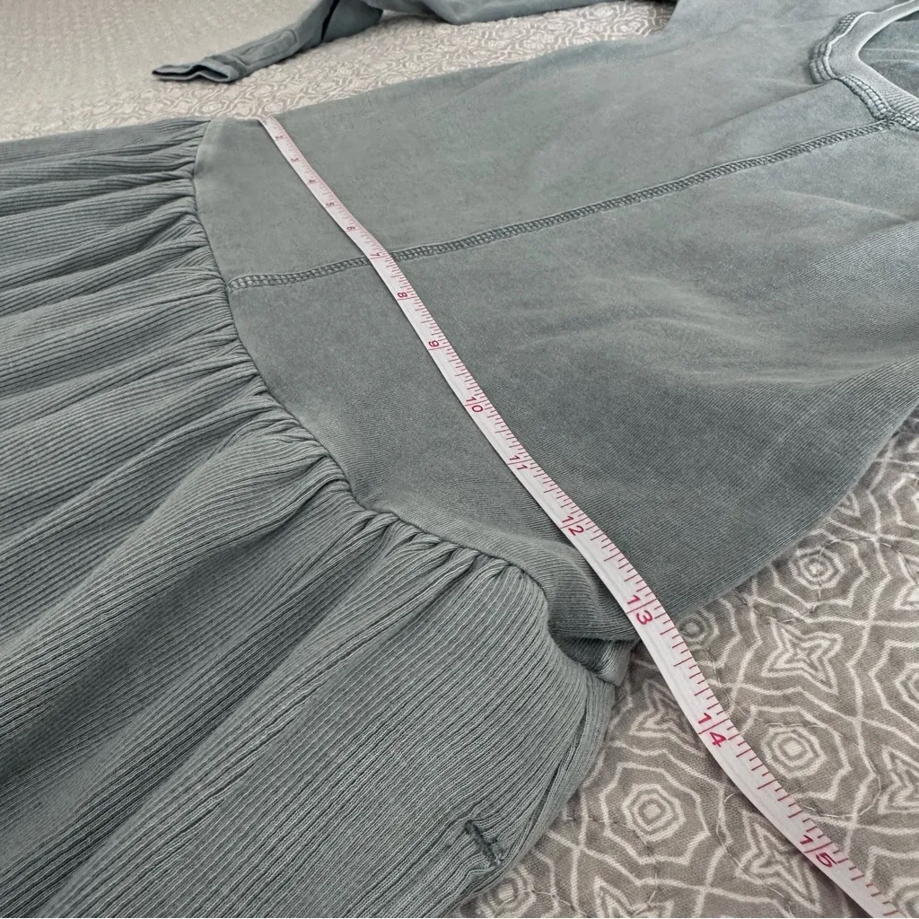 NEW! Free People FP Movement Hot Shot Wide Leg Onesie Summer Storm Gray Size XS - Image 14