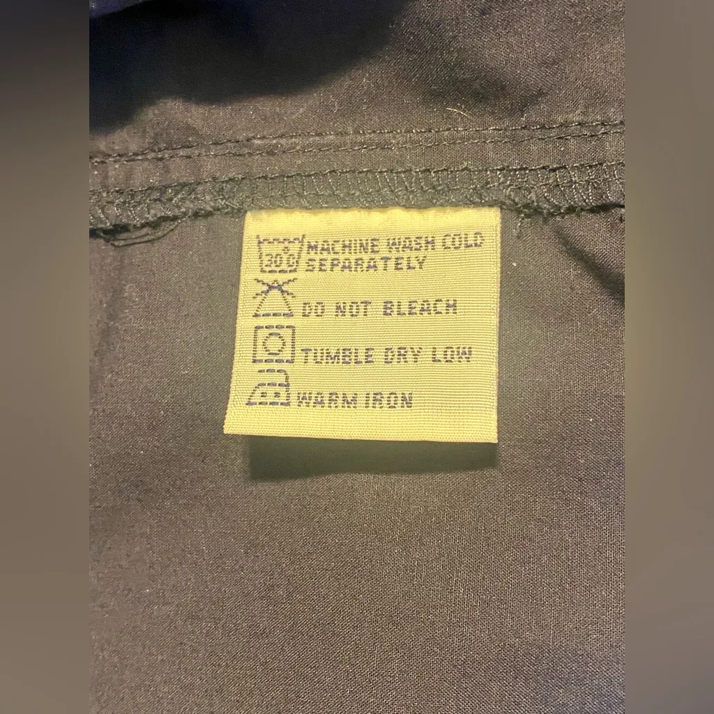 Vintage 90’s UnionBay Navy blue Nylon Hooded Vest NWT - Image 7