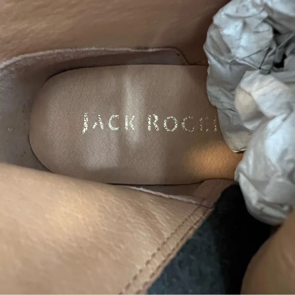 Jack Rogers Peyton Black Women's Lace Up Boot Size 7.5 #B1200 - Image 7