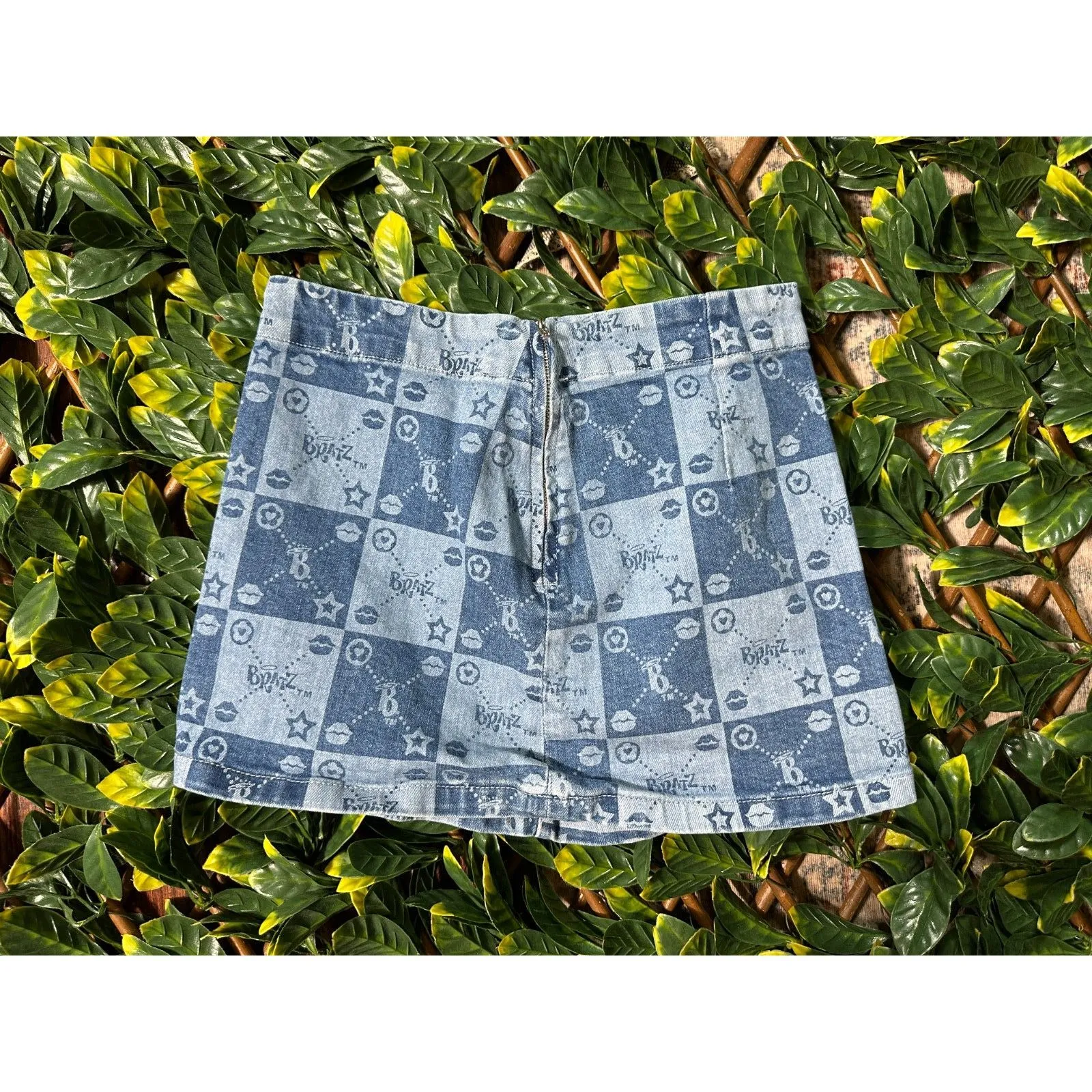 Brats Denim Mini Skirt Size Small Blue - Image 2