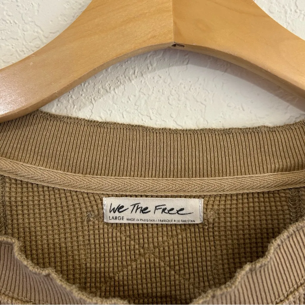 Free People // Ellie Oversized Slouchy Thermal Top - Image 5