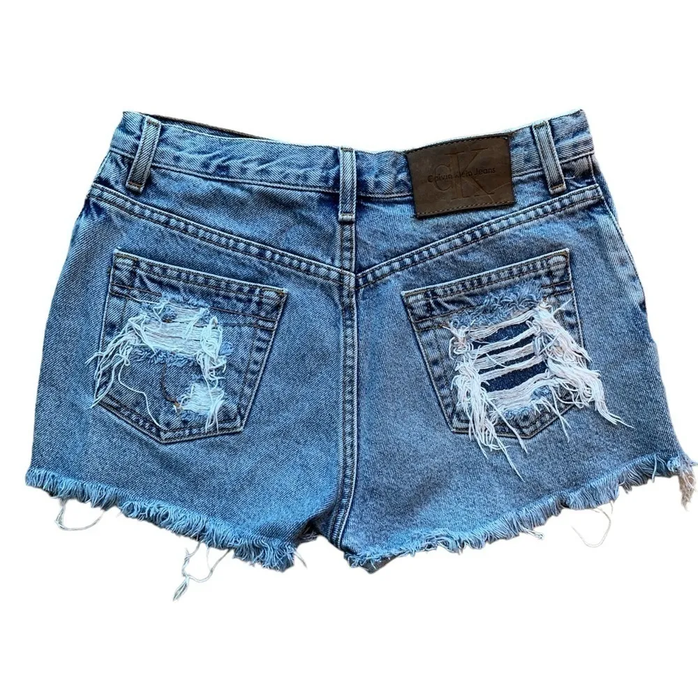 Calvin Klein Vintage Basic Short Shorts jean shorts - Image 2
