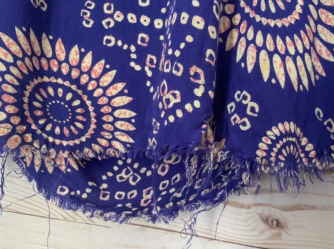 O'Neill Blue Pink Halter Tie Tank Top - Image 9