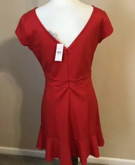 Loft NWT  red dress size 0 - Image 3