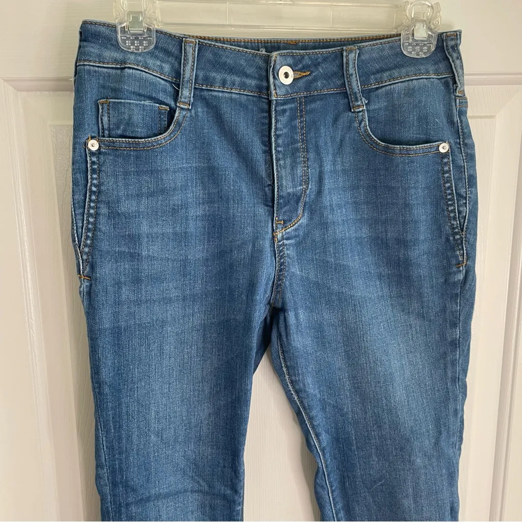 Anthropologie Pilcro Classic Blue Women's High Rise denim legging size 28 retro - Image 3