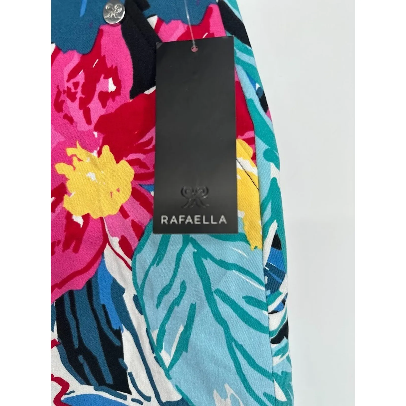 RAFAELLA Mini Skort Floral Size XL Pockets Summer Spring Tropical Skirt Cruise - Image 3