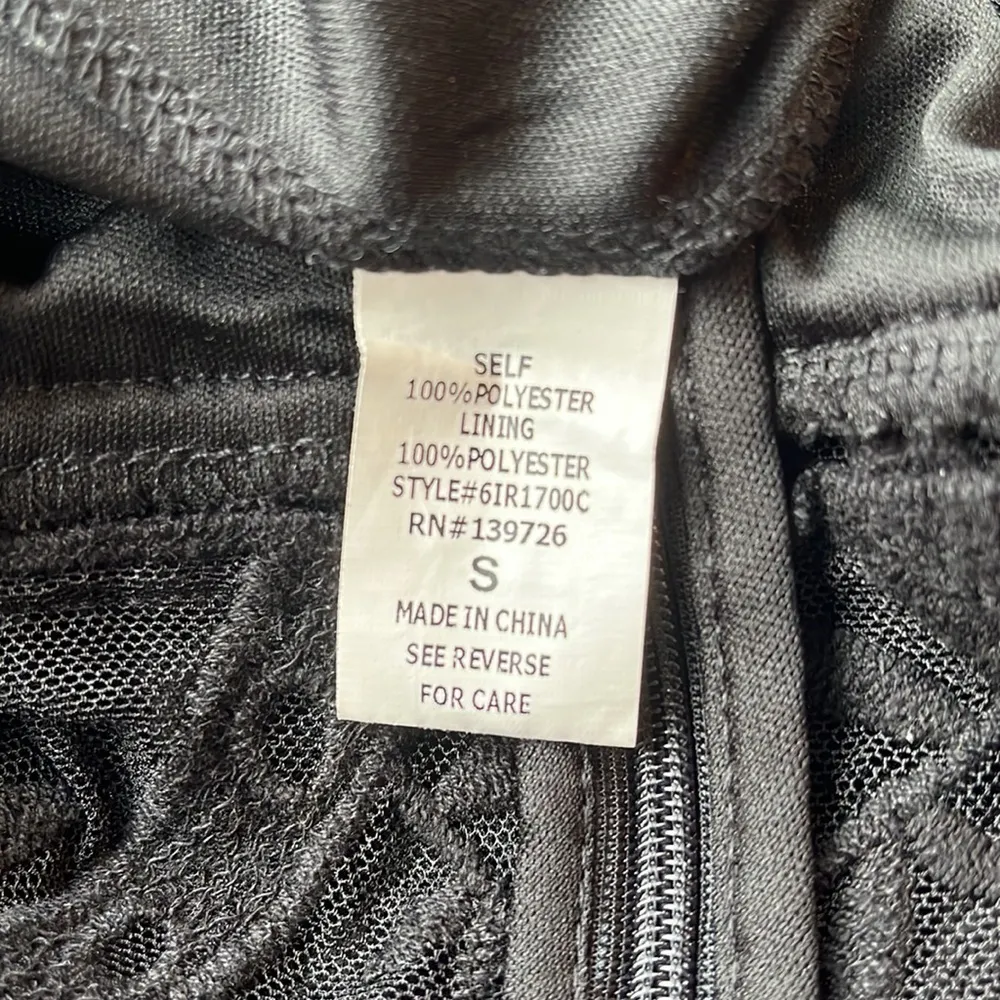 Honey Punch Black Butterfly Romper Small - Image 7