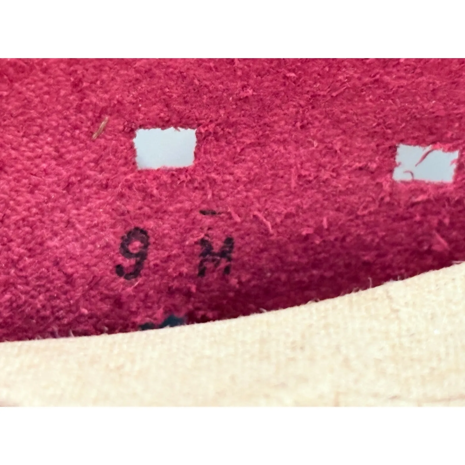 Sesto Meucci Evonne Red Nubock Cushioned Footbed Open Toe Slip On Flats - Size 9 - Image 9