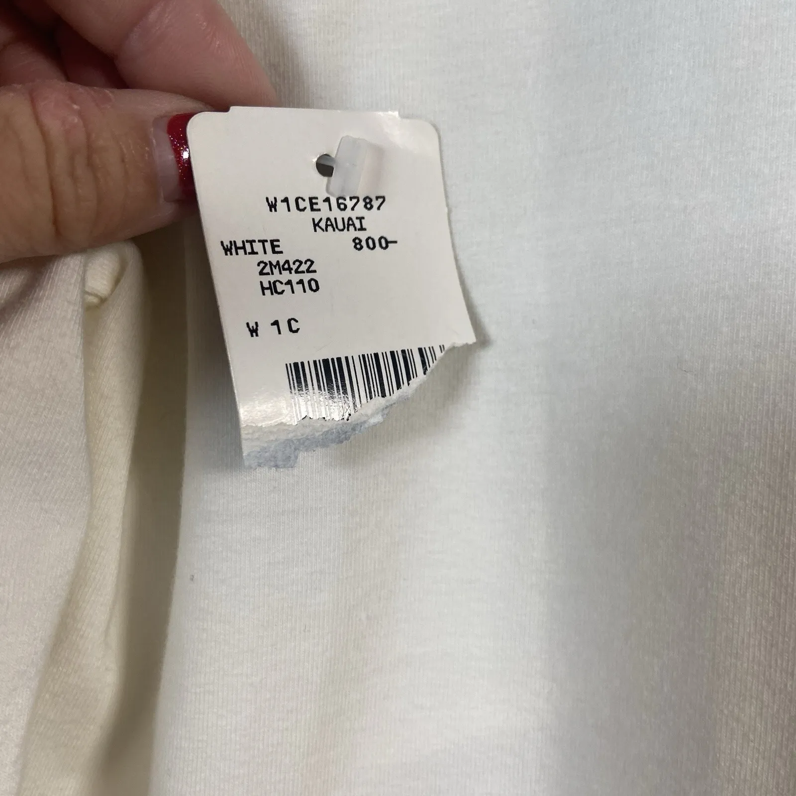 Lauren Ralph Lauren Kauai Tie Top Blouse Ivory White Size Large Resortwear Shirt - Image 3