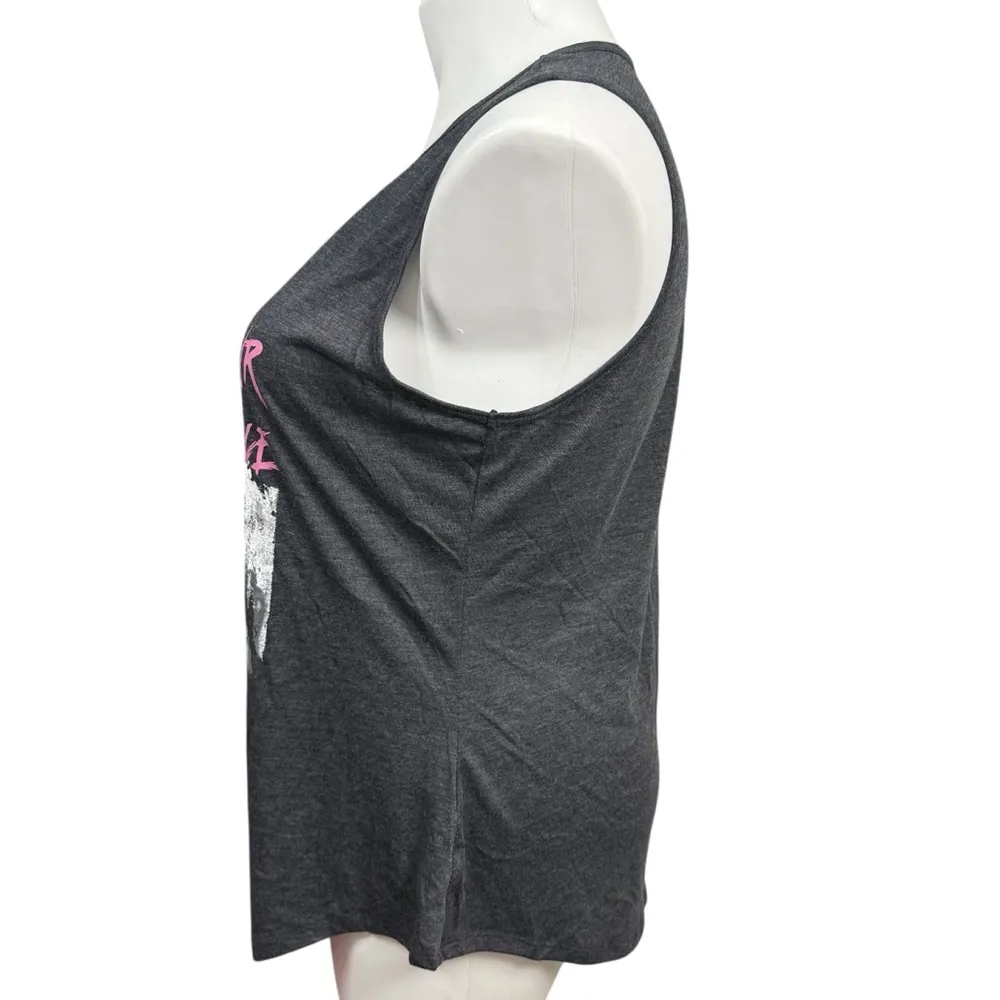 LulaRoe Tank Top Size 2XL Gray Graphic - Image 5