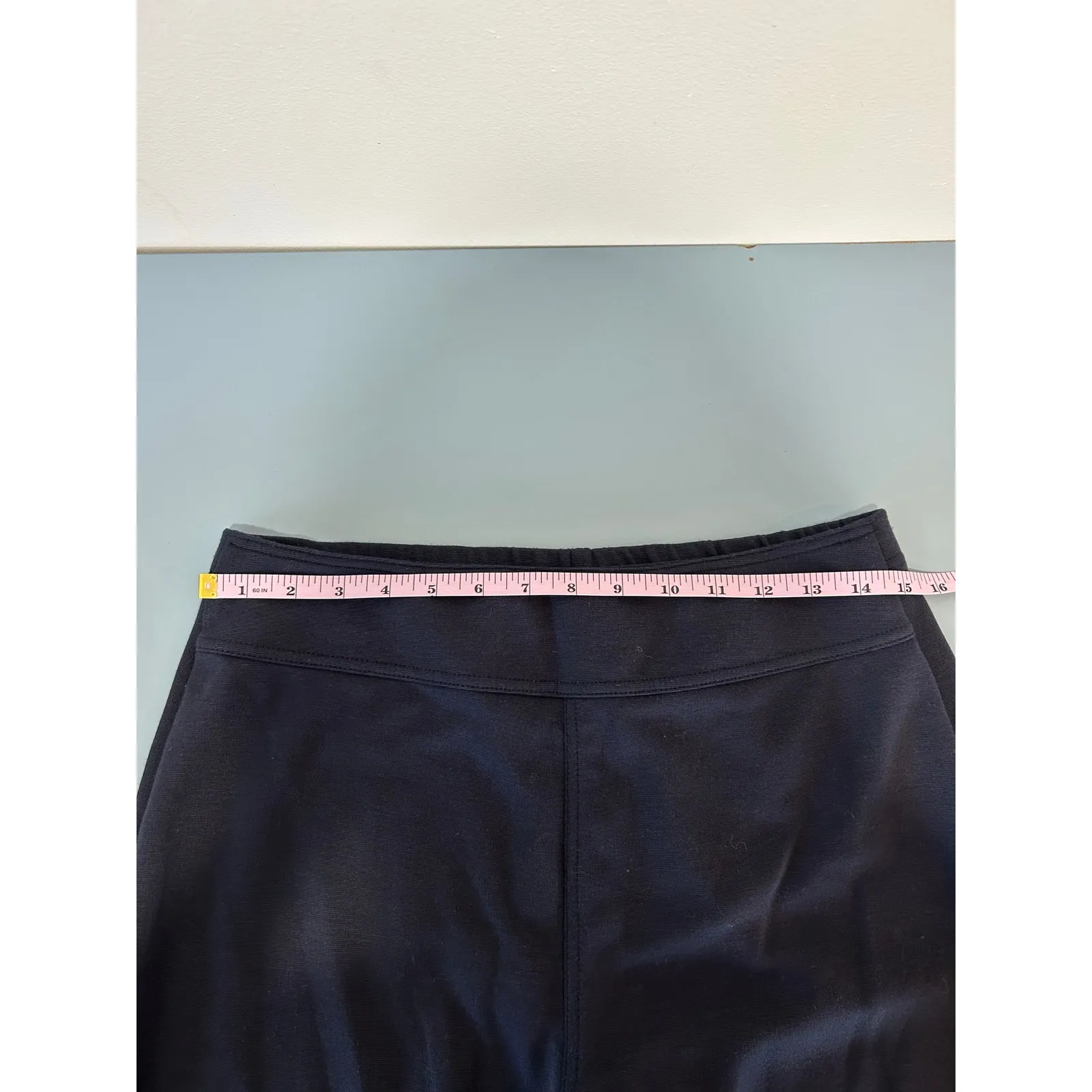 Niki Taylor comfort pants navy size M wide leg elastic waist Blue Size M - Image 5