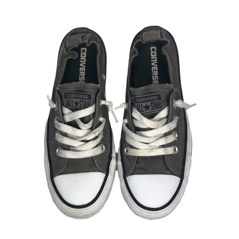 Converse All Star Chuck Taylor Shoreline Slip-On Sneakers Size 6 Grey-Brown - Image 3
