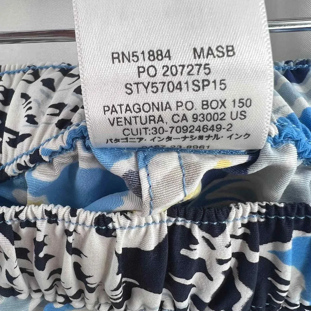 Patagonia Women's Barely Baggies Shorts Athletic Manoa Skipper Blue Size Medium - Image 3