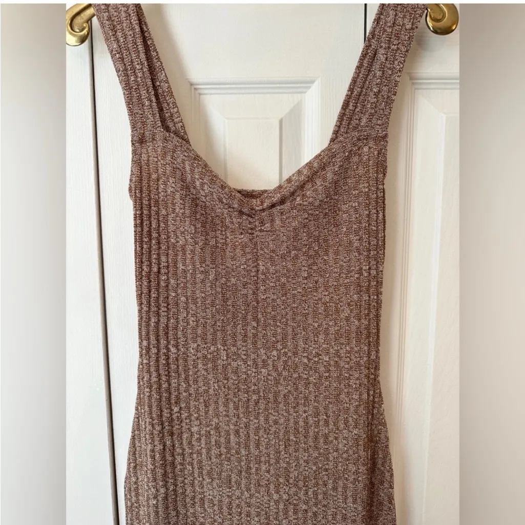 Reformation Brynn dress brown midi size Medium - Image 7