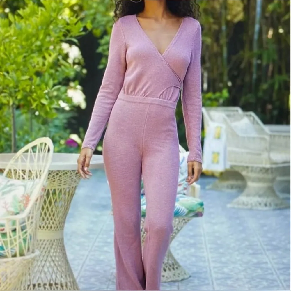 Free People Lindsay Sweater Jumpsuit - Image 3