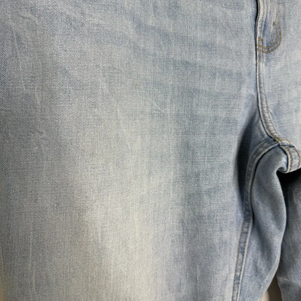 Abercrombie & Fitch Curve Love Ankle Straight Ultra High-Rise Jeans Size 14 Long - Image 6