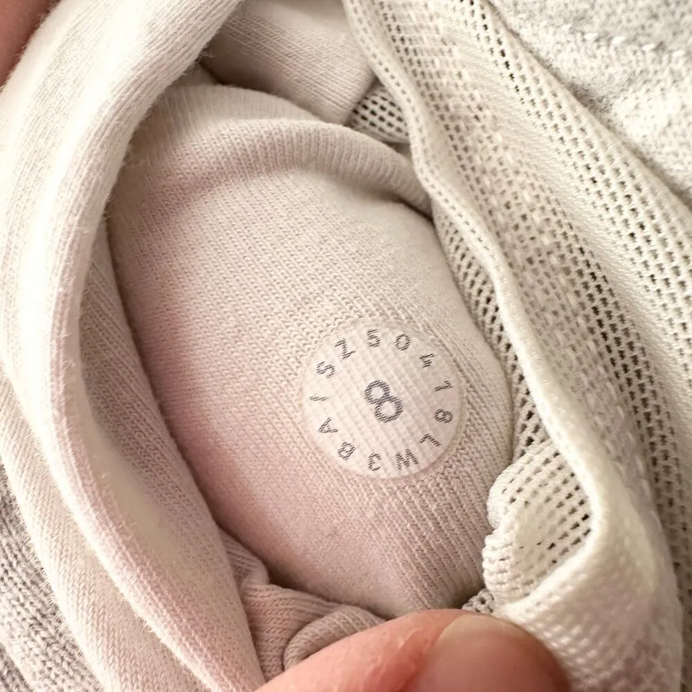 Lululemon Light Grey Forever Warm Quilted Heavyweight Quarter Zip Pullover 8 - Image 10