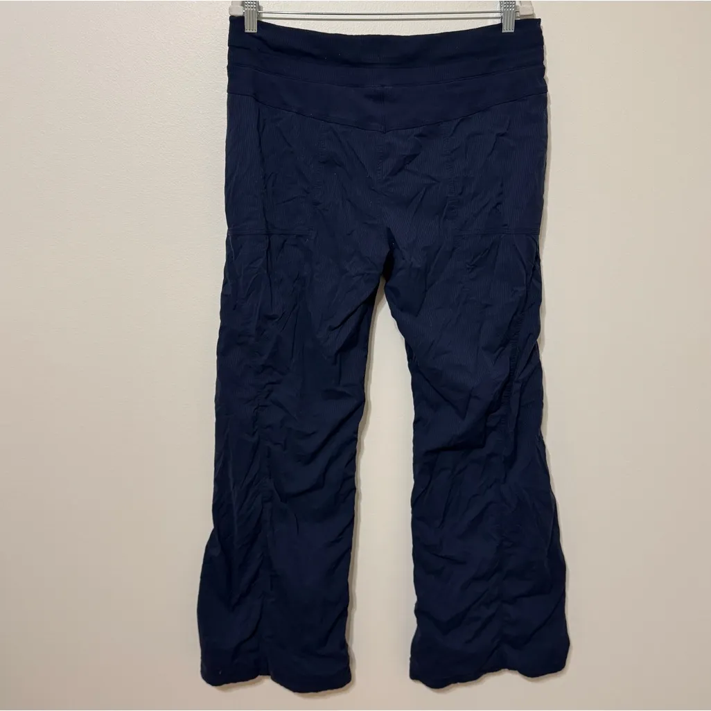 Lululemon Dance Studio Pant Size 12 Wide Leg Lined 30” - Navy Blue - Image 4