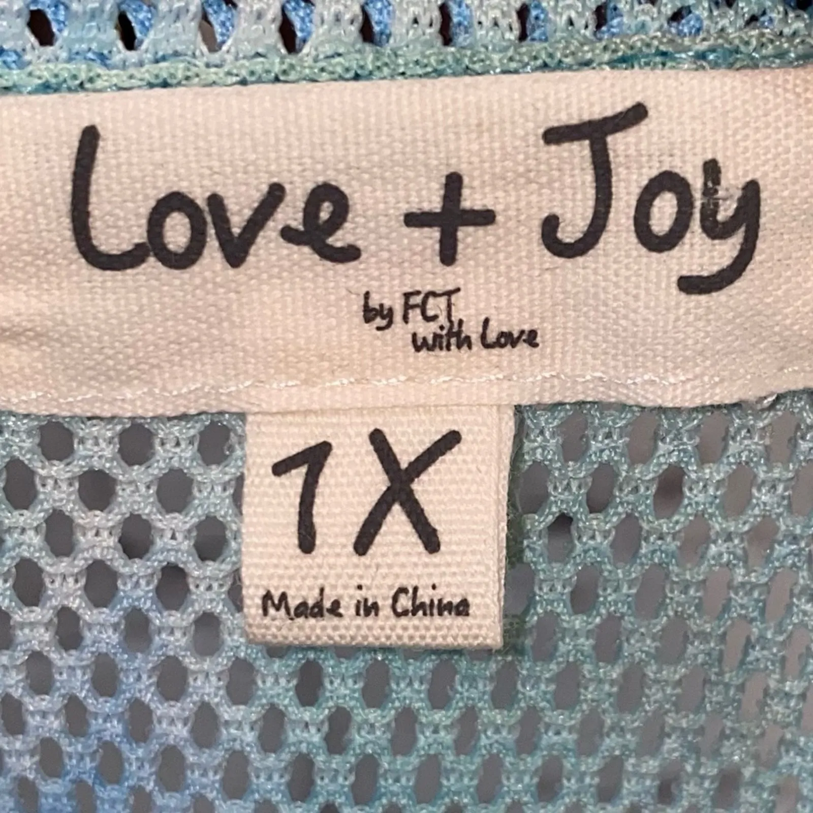 Love + Joy by FCT Mesh Tie Dye Half Zip Pullover - Image 5