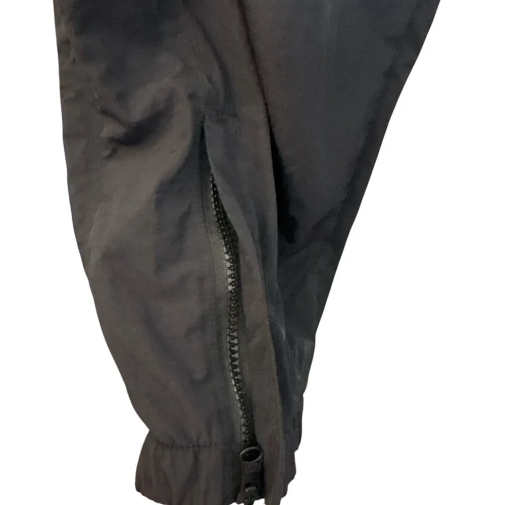 DKNY Black Track Pants with Elastic Waistband - Image 4