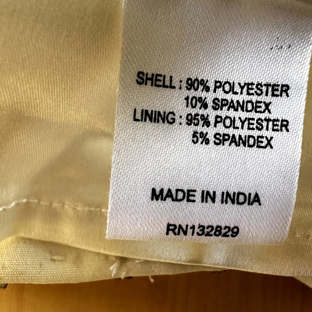 Tavi Mini Dress Plunging V Neck Cross Back Crystal Embellished White Small - Image 4