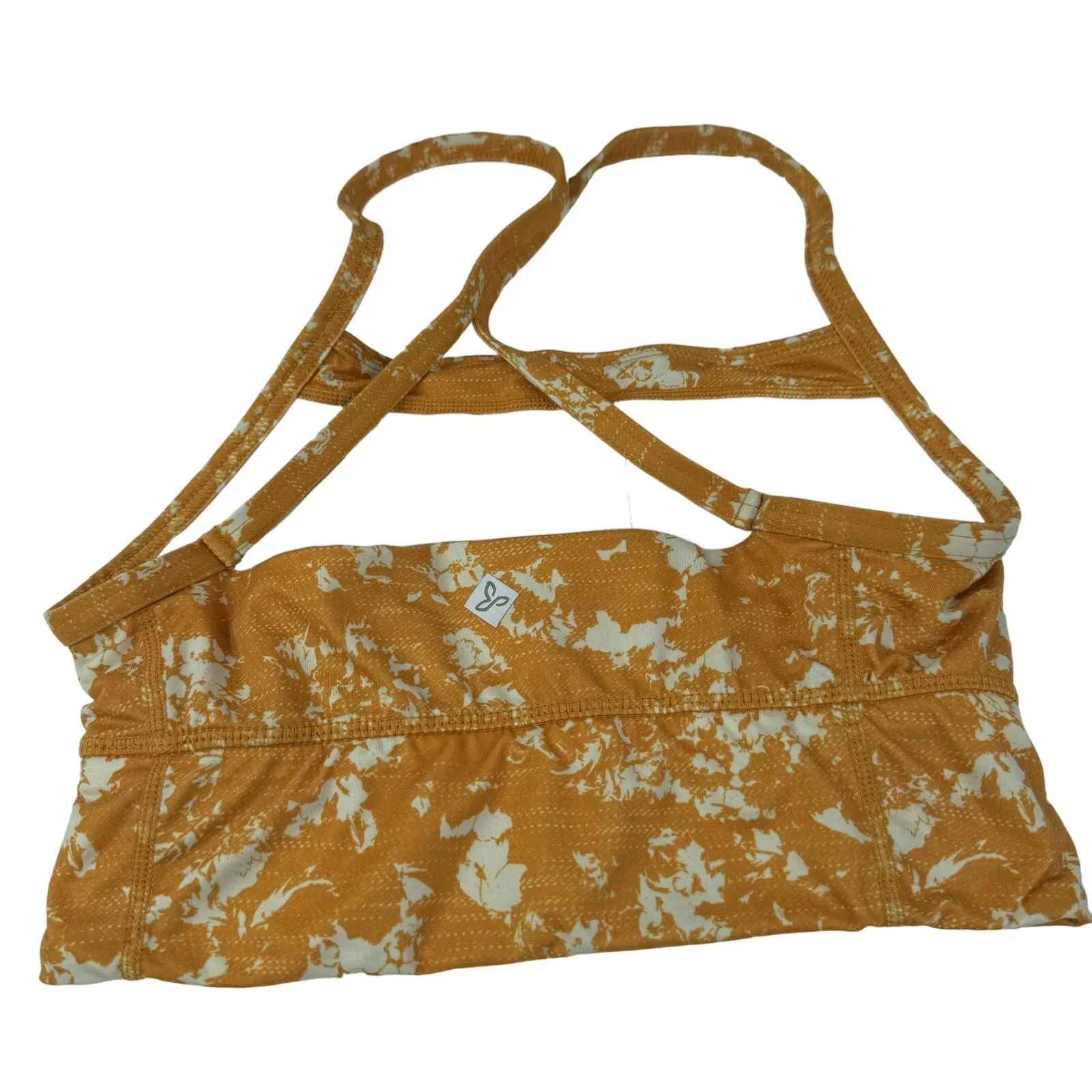 prAna Salix‎ Floral Cross Back Sport Bra Size XS - Image 6