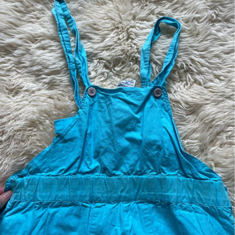 70s Vintage le tigre painters bib overalls artist blue overalls - Image 10