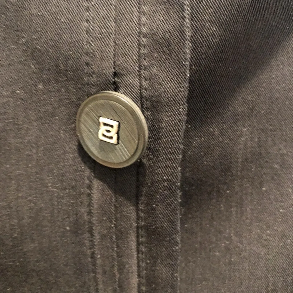 Doncaster Women's Black Blazer button closure size 12 - Image 3