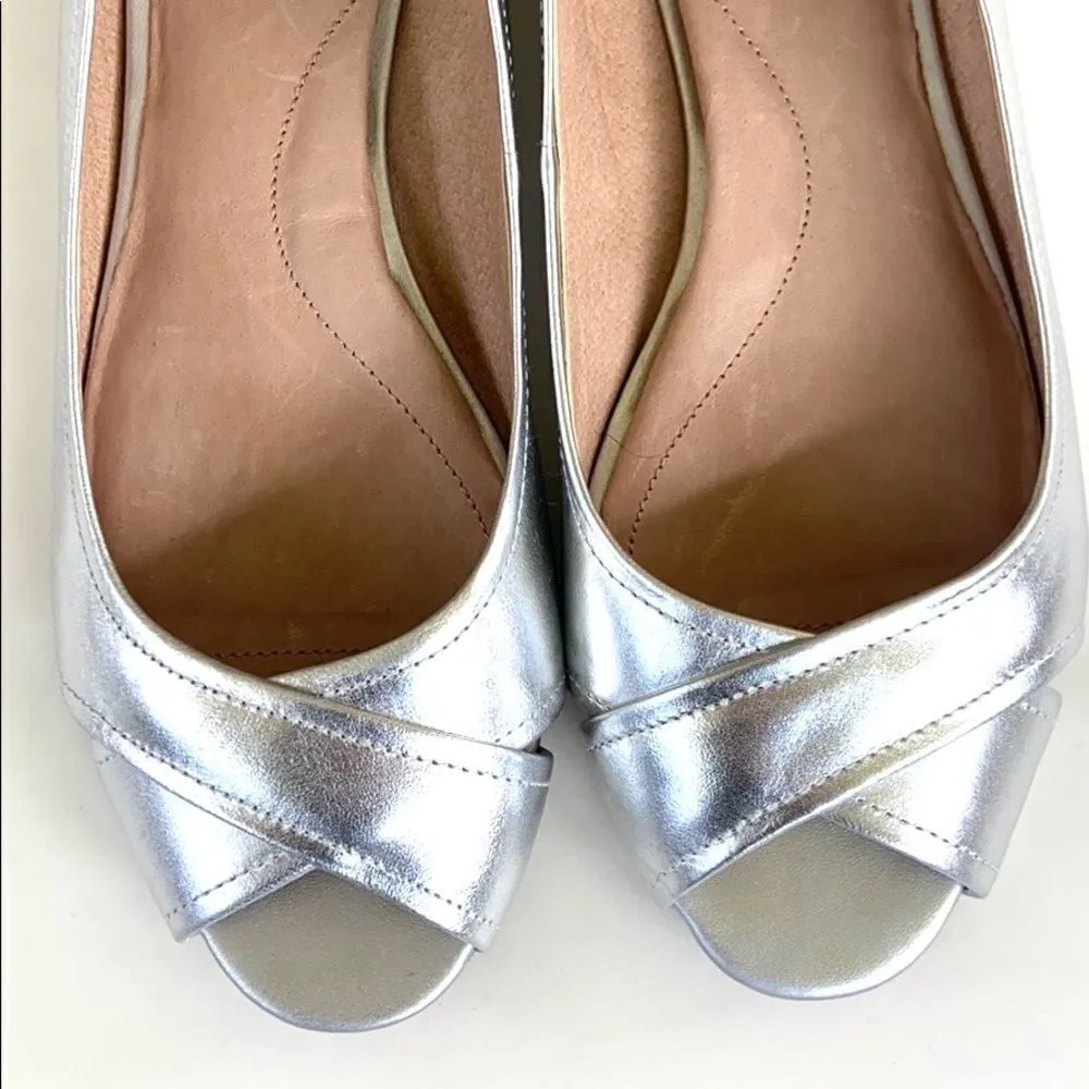 EUC Lands’ End leather flats - Image 2