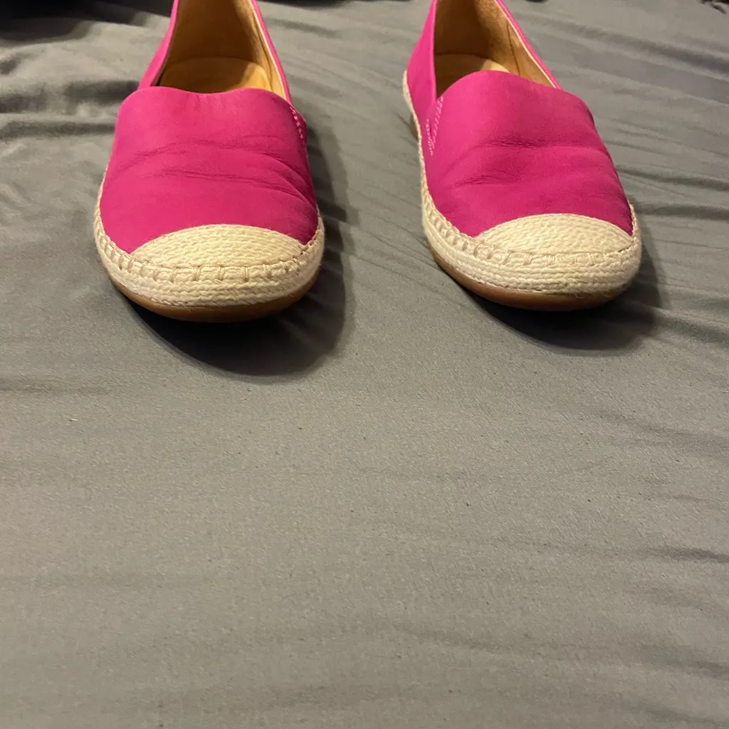 Dansko Fuchsia Lesley Espadrille Flats slip on shoes size 39/8 - Image 3