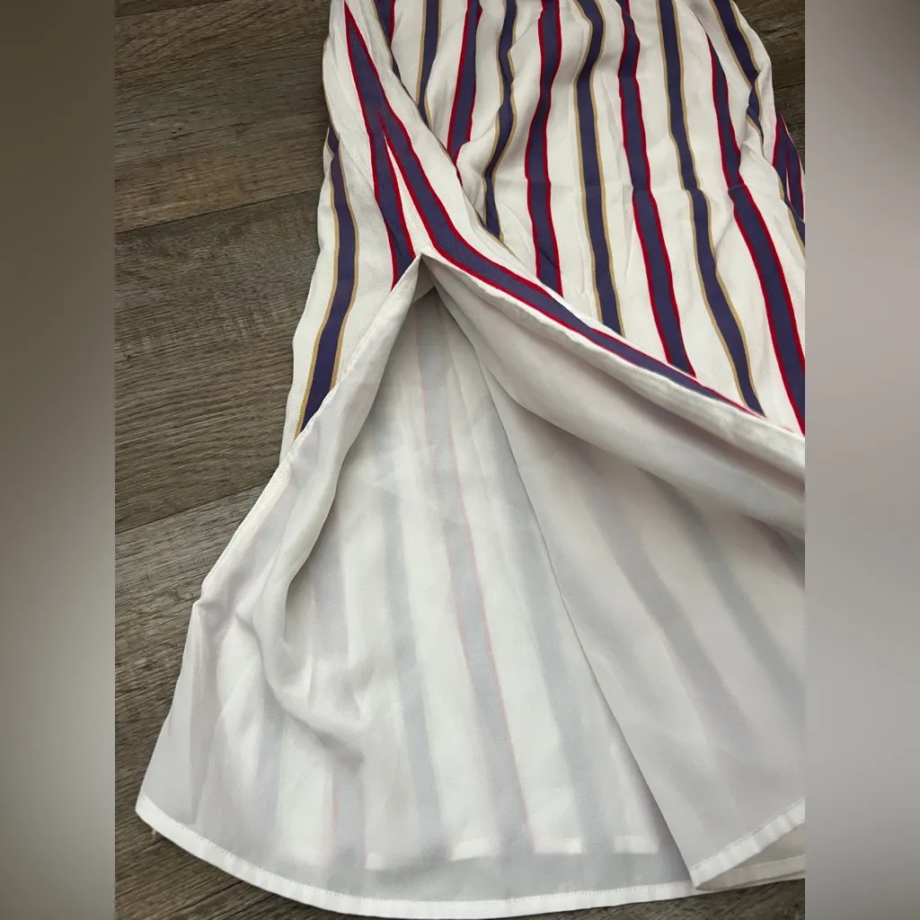 Privacy Please Striped Multicolor Maxi Skirt - Image 6