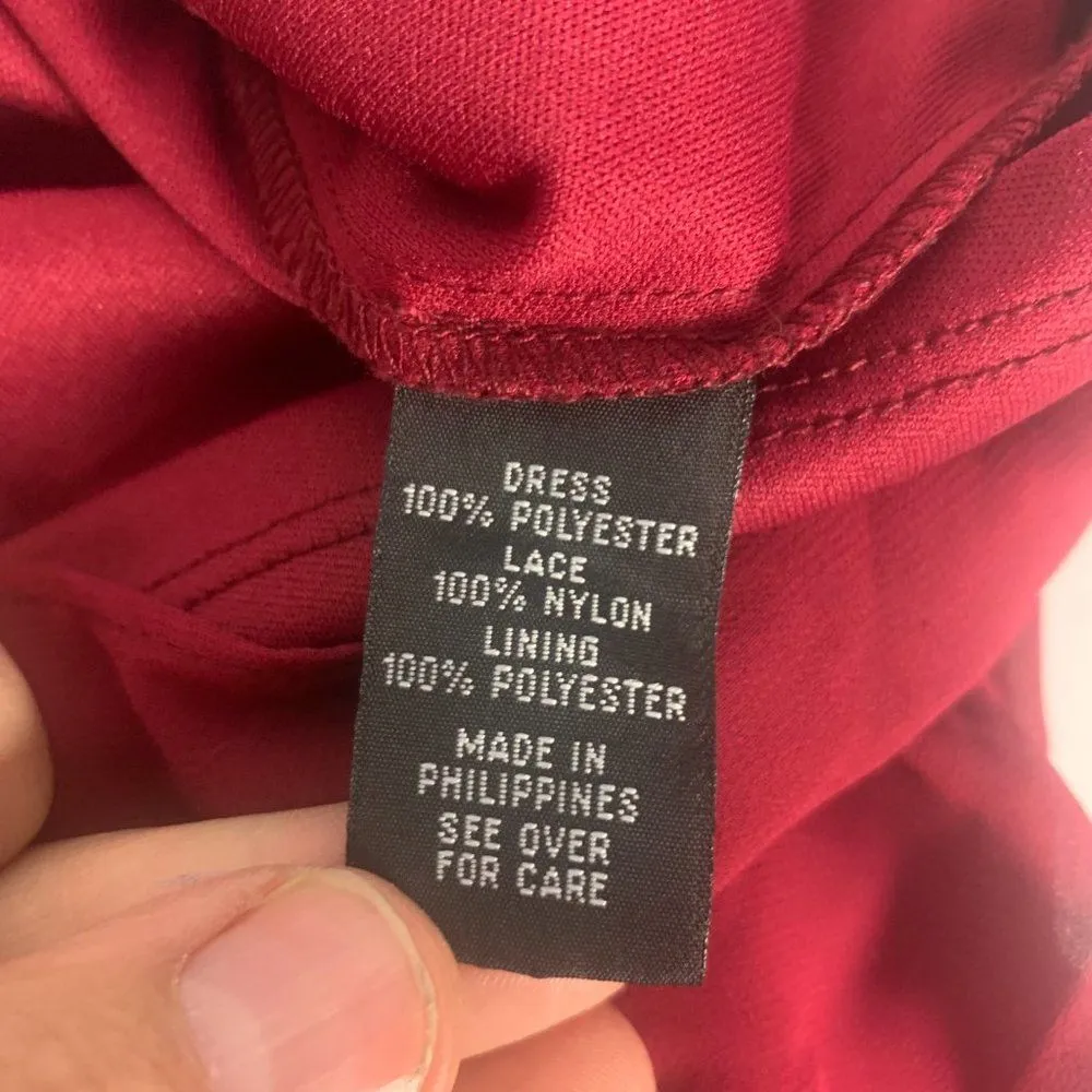 IN San Francisco Women's Red Sleeveless Blouse Top Size L - Image 4