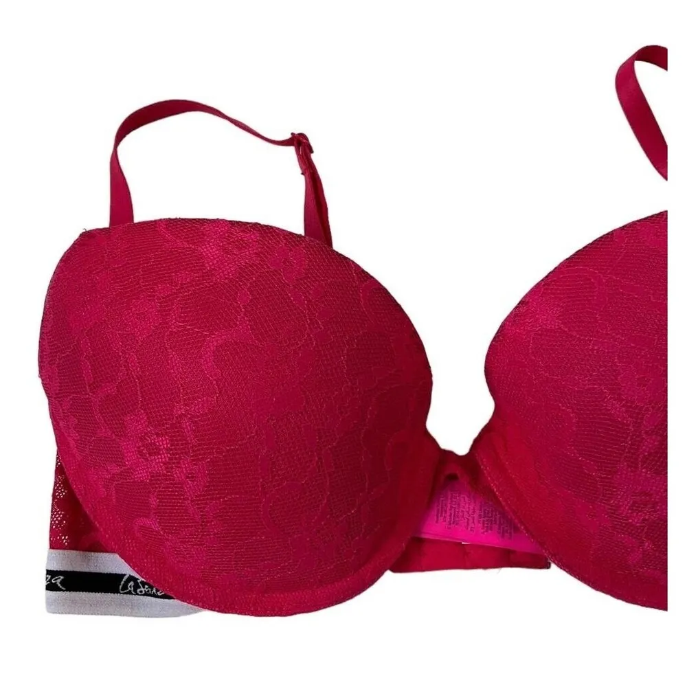 La Senza Remix Pink Underwired Bra Size 34C 10A-601 - Image 2