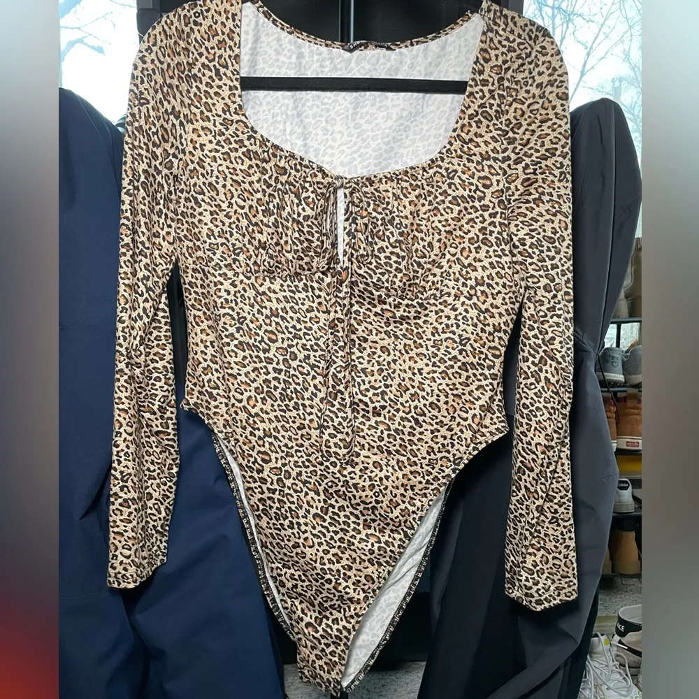 AS SEEN ON TIKTOK - Leopard Body suit - Image 3