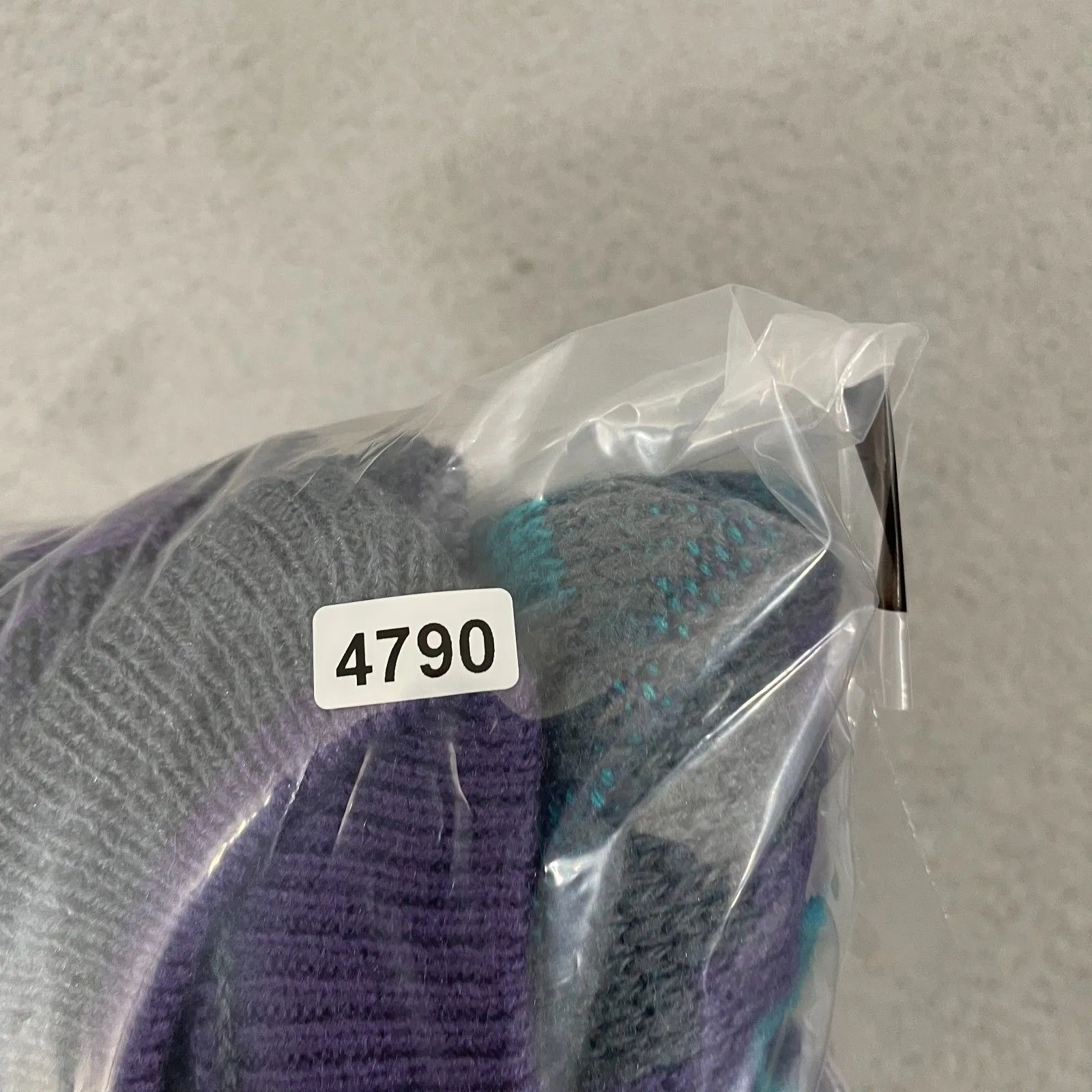 VTG Explosive Saturdays Styling Sweater Women M Geometric Knit 90s Pullover Gray Size L - Image 8