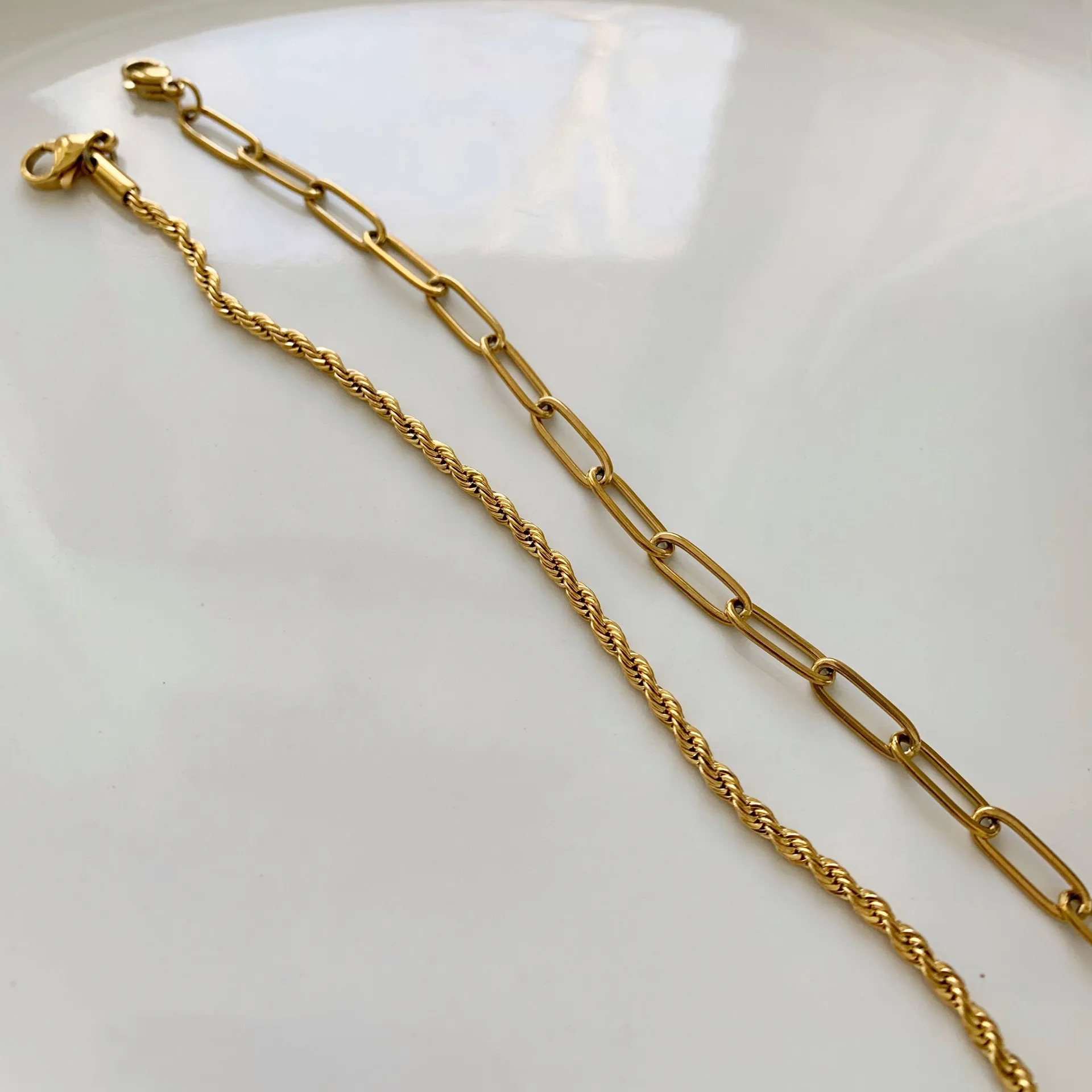 Boutique Gold Stacking Bracelets  - Image 3