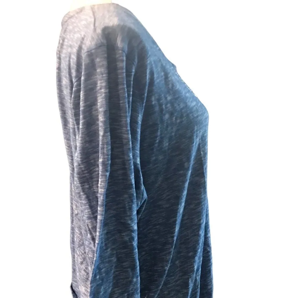 Gloria Vanderbilt  Blue Blouse Gems Size 3X - Image 7