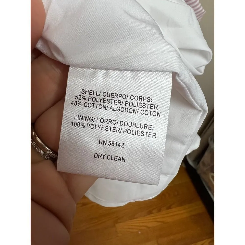 Gal Meets Glam Mauve Striped Claire Halter Dress Sz. 10 - Image 9