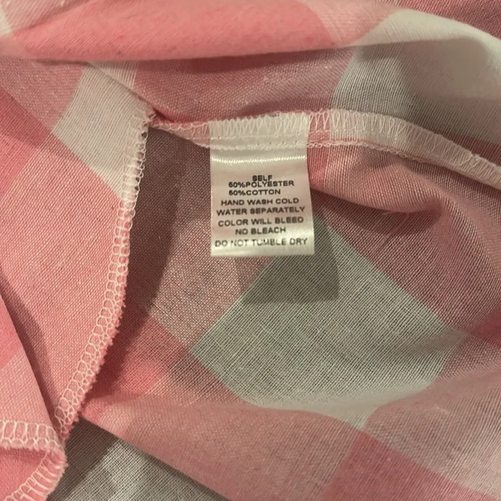 NWT Pinch Pink Gingham Dress Sz M Size M - Image 12
