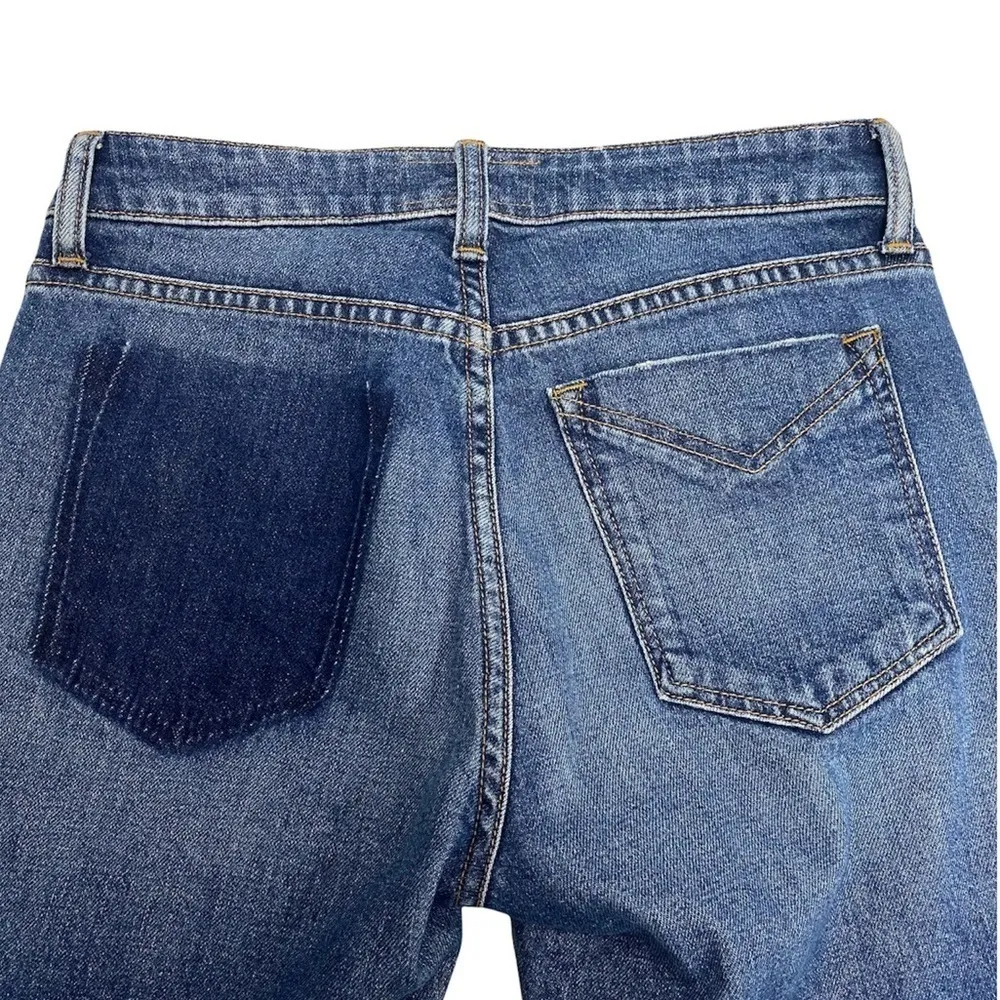 Derek Lam 10 Crosby Gia Mid-Rise Cropped Flare Jeans Blue Denim Size 26 - Image 5